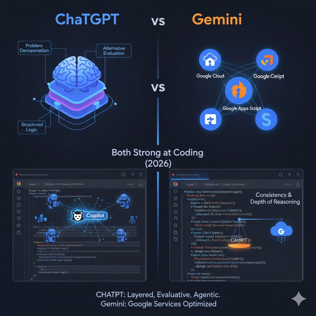 ChatGPT vs Gemini 2026 — Honest Comparison, Pricing & Final Verdict